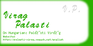 virag palasti business card